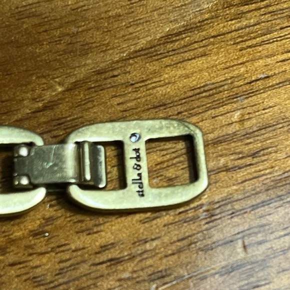 Stella & Dot Turquoise blue green and Lime Earrings with matching bracelet - Picture 7 of 8